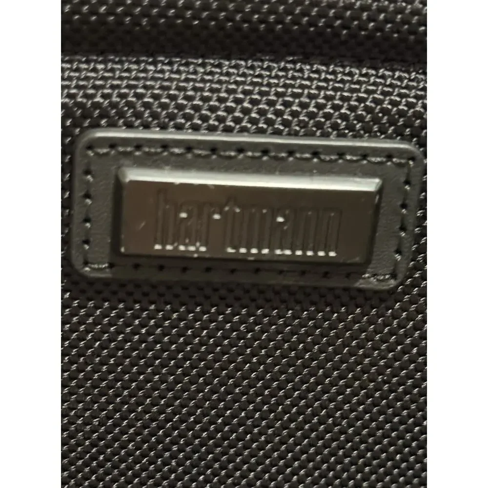 Hartmann Black Ballistic Nylon Duffel Bag Travel Weekender Carry On